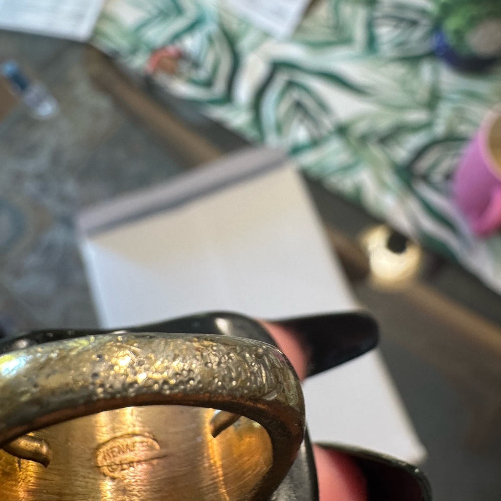 Bold Orange And Gold Statement Ring - image 5